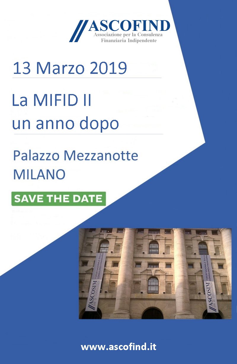 La Mifid2 un anno dopo 